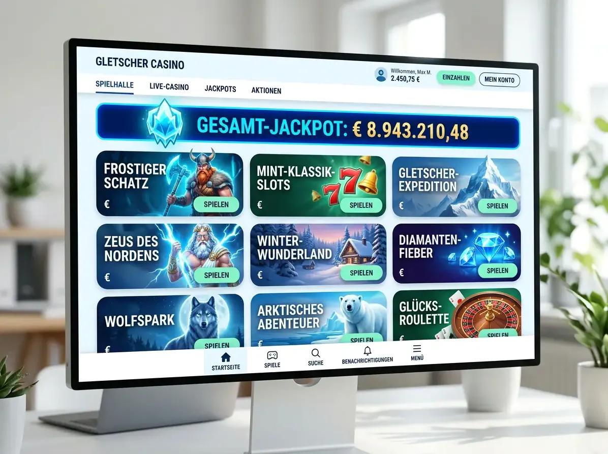 Infinity — Spielsaal und Angebot